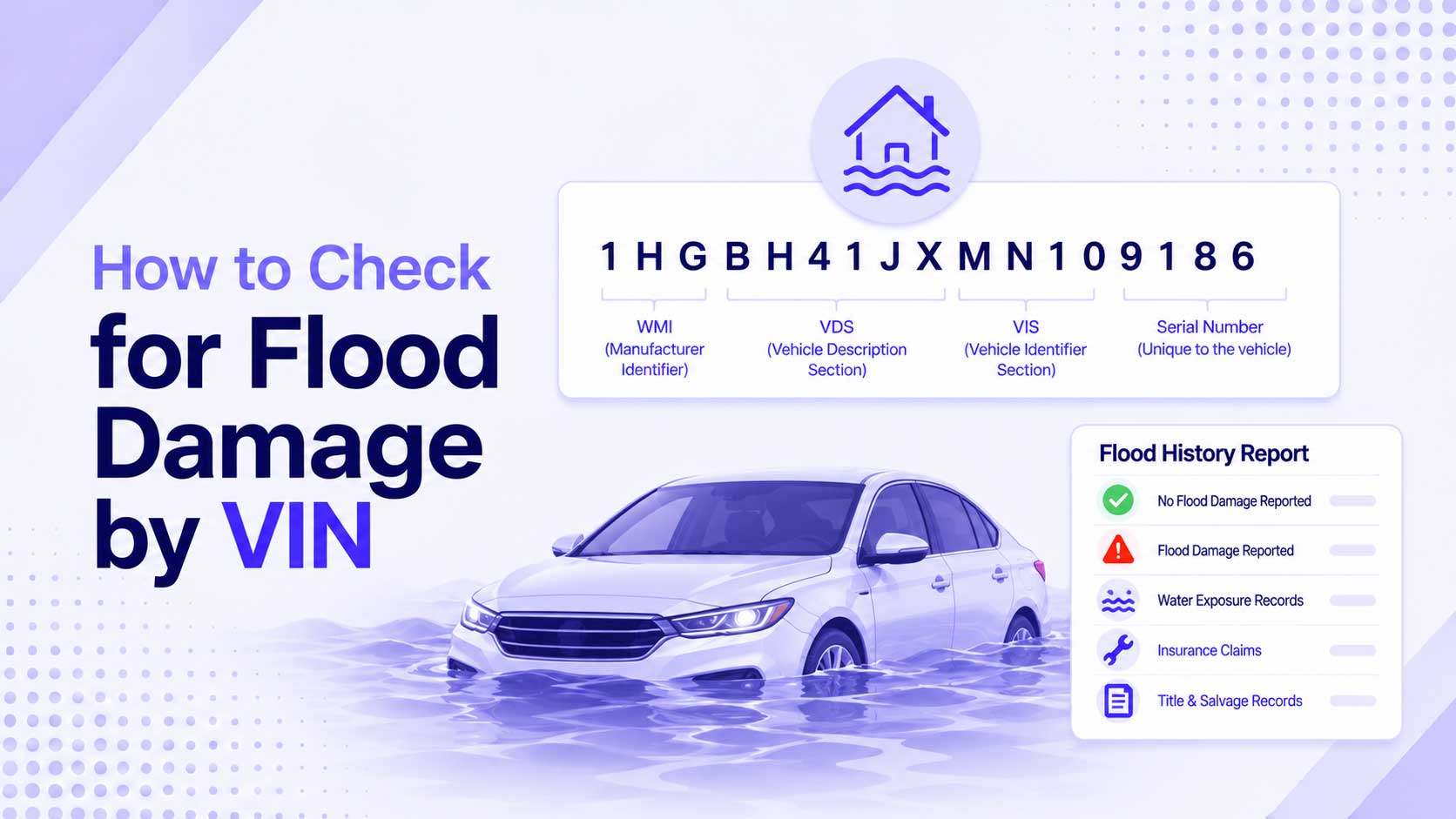 How to Check for Flood Damage by VIN