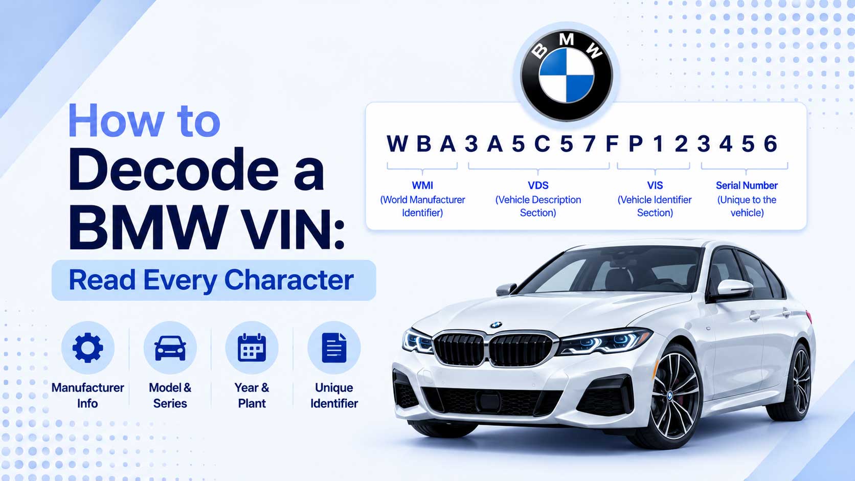 How to Decode a BMW VIN: Read Every Character