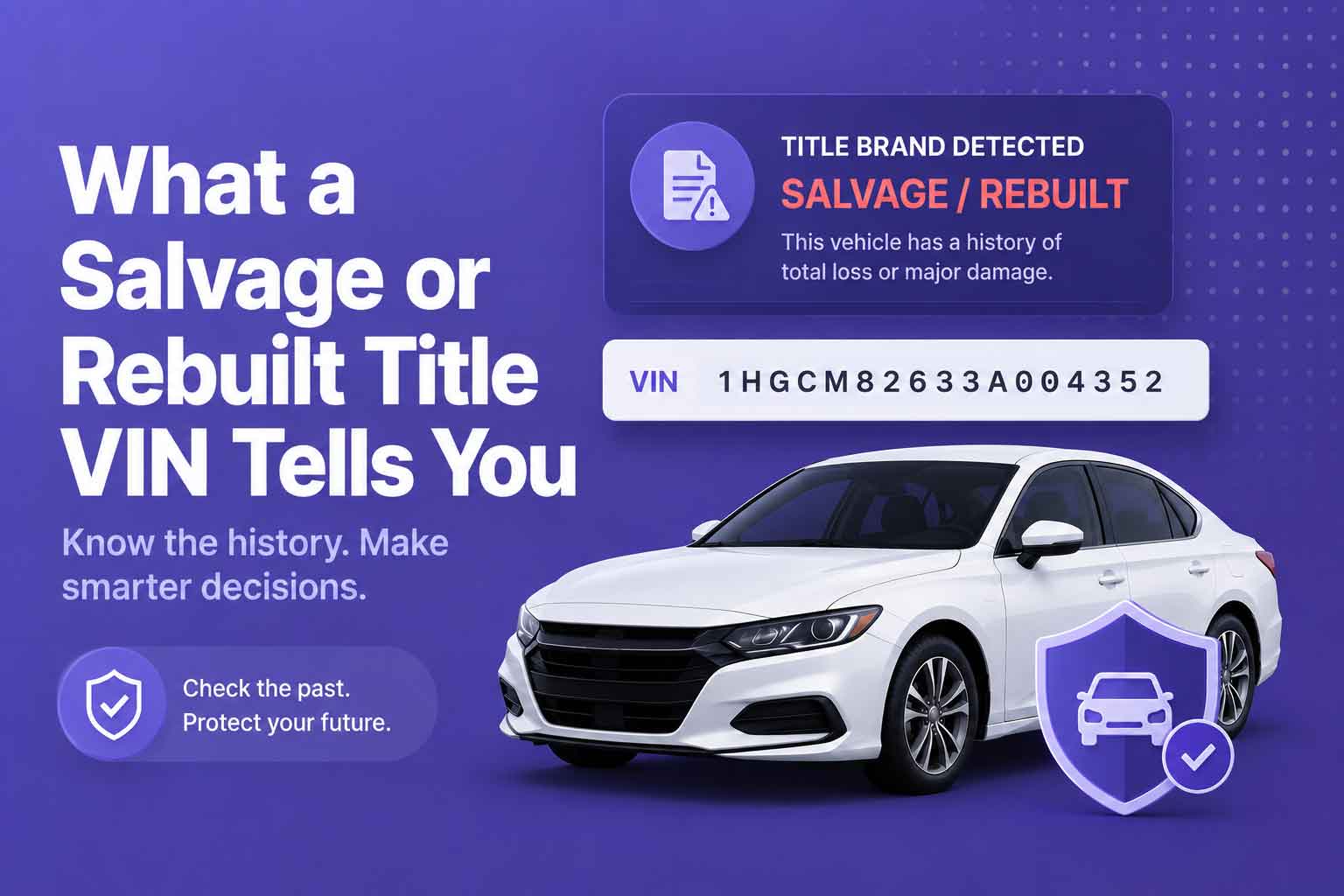 What a Salvage or Rebuilt Title VIN Tells You